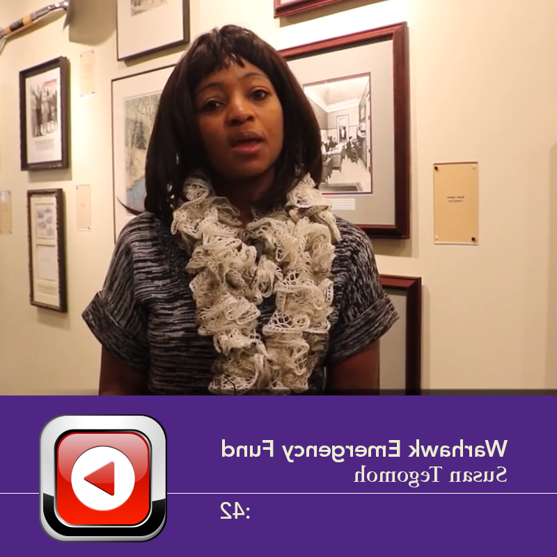 Warhawk Emergency Fund video thumbnail featuring Susan Tegomoh