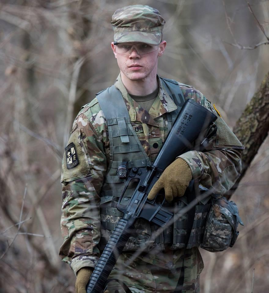 student in uniform