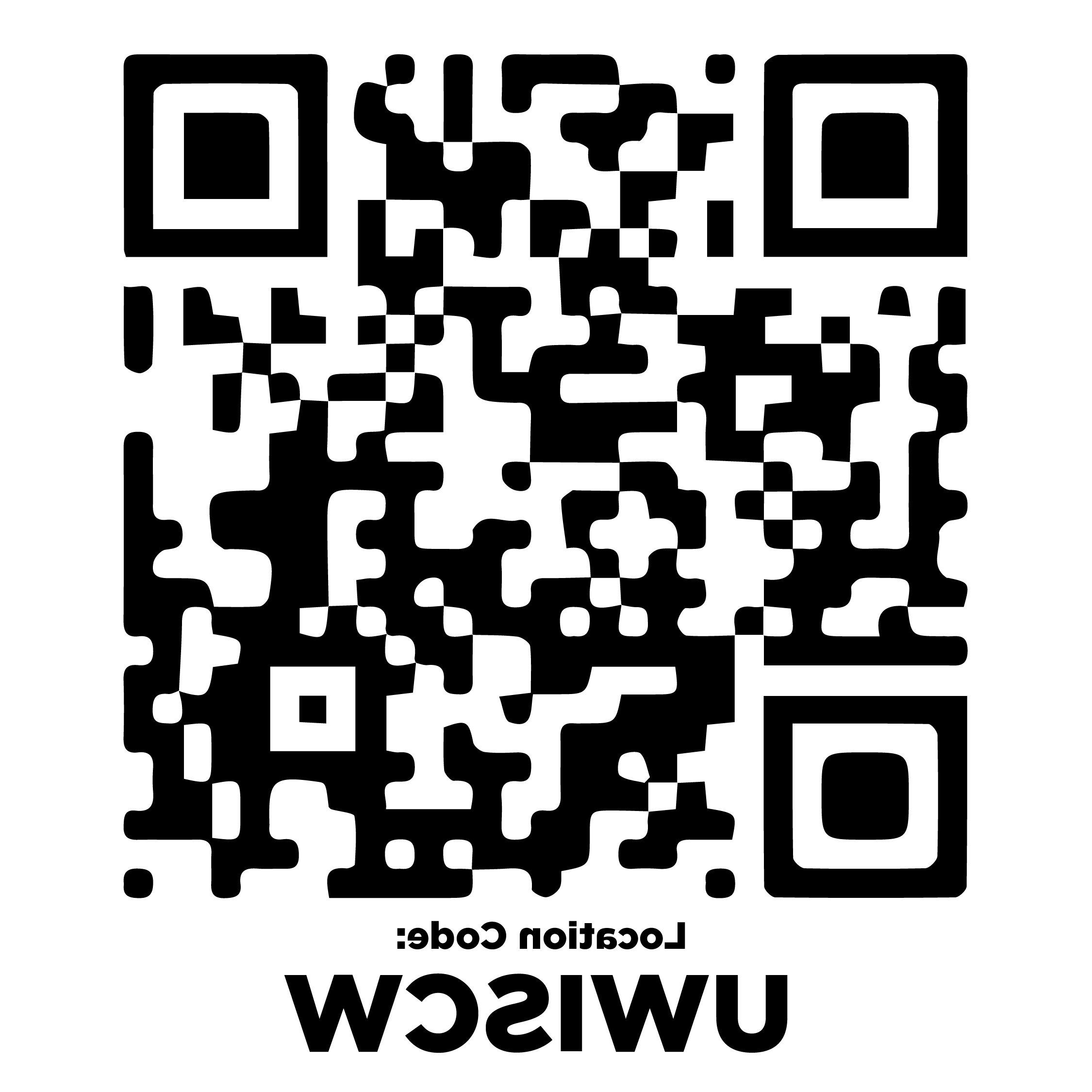 QR Code for SpeedQueen App. The location code is uwiscw