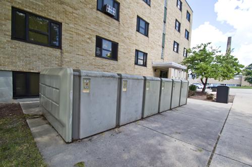 bike locker storage